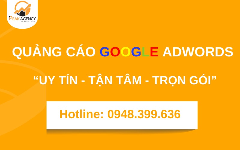 Dịch vụ Google Adwords tại Peak Agency