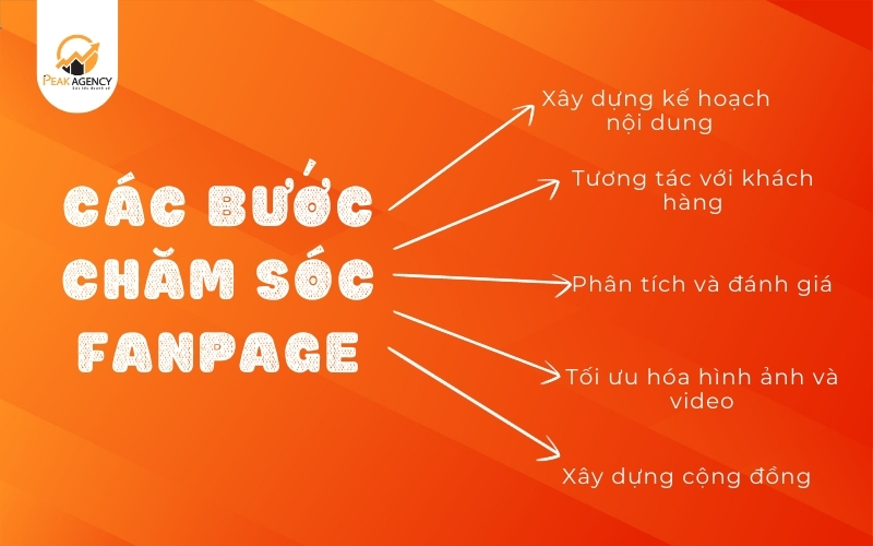 Các bước chăm sóc fanpage
