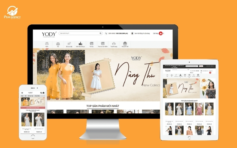 [Top 5] Mẫu thiết kế web bán hàng đẹp, đẩy mạnh doanh số 2