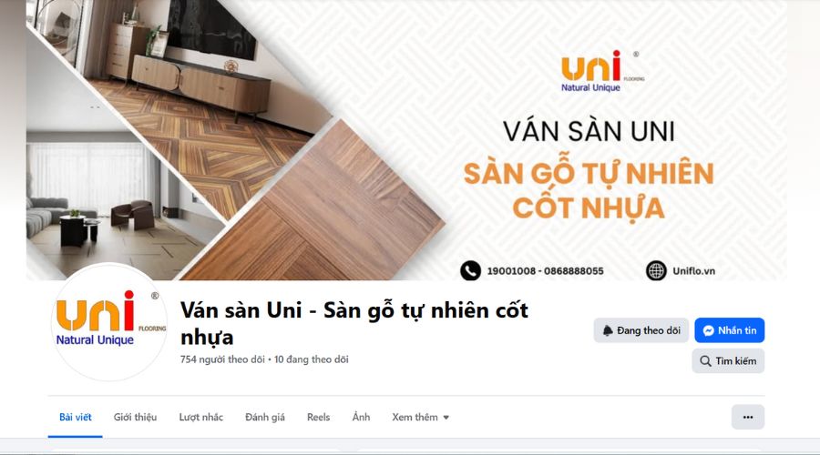Dự án dịch vụ marketing tổng thể cho ván sàn Uni