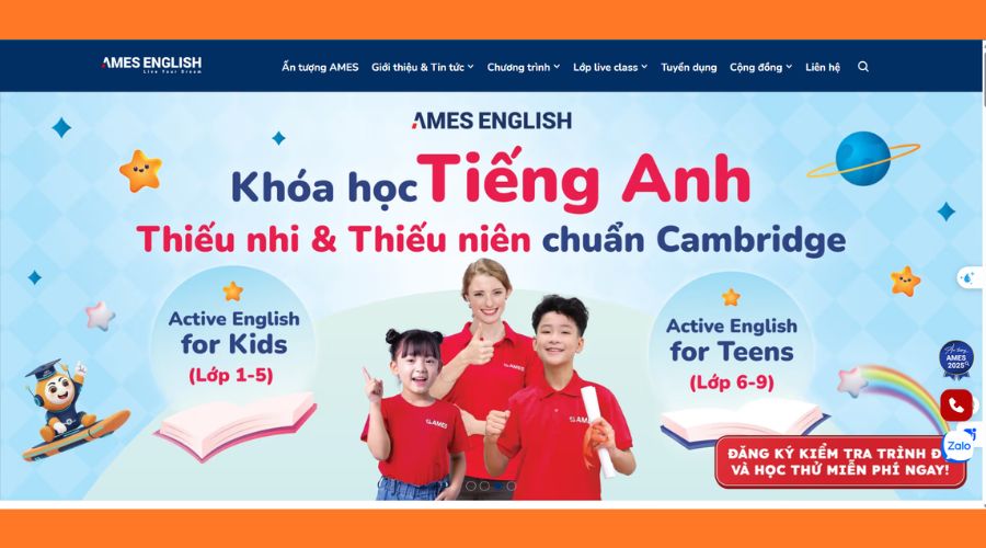 Dịch vụ Digital Marketing cho Anh ngữ Ames Dịch vụ Digital Marketing cho Anh ngữ Ames