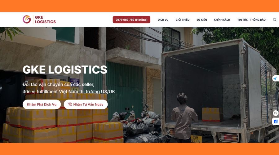 Dịch vụ Digital Marketing cho GKE Logistics Dịch vụ Digital Marketing cho GKE Logistics