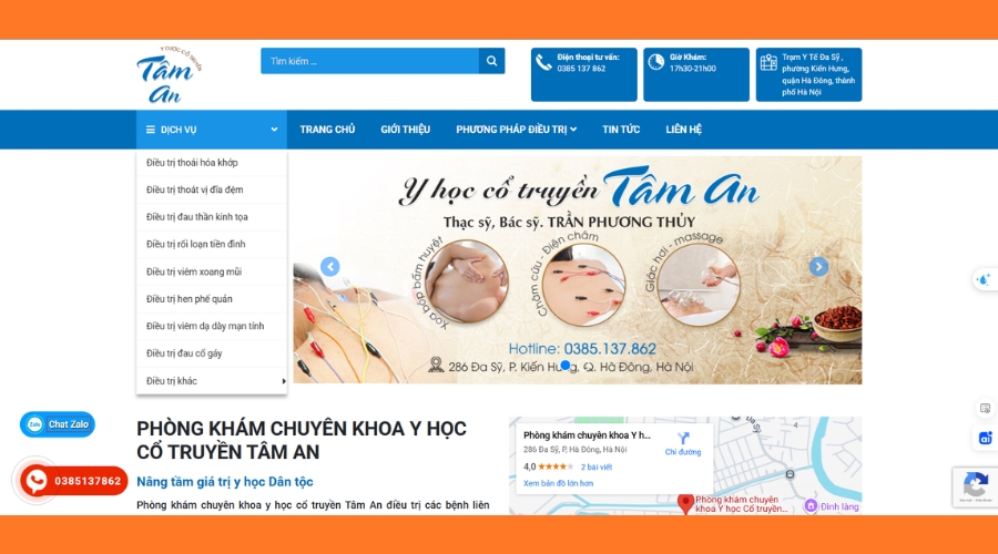 Dịch vụ Digital Marketing cho y dược cổ truyển Tâm An Dịch vụ Digital Marketing cho y dược cổ truyển Tâm An