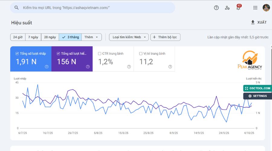 Dịch vụ SEO giá rẻ cho Ashaqvietnam