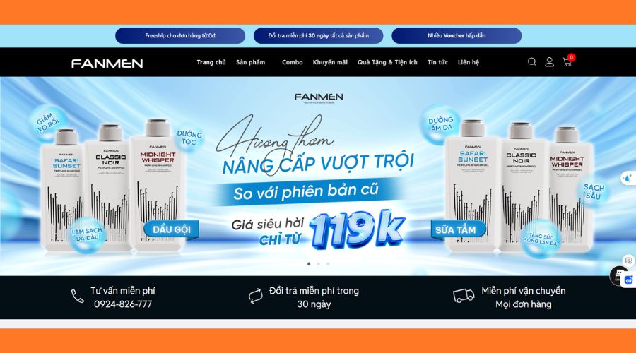 Dự án dịch vụ content marketing cho Fanmen