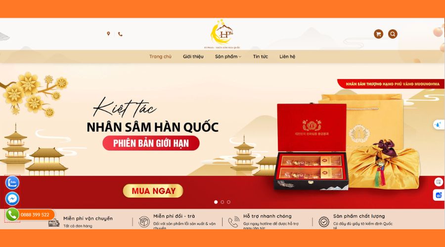 Dự án dịch vụ content marketing cho Nhân Sâm Lý Phan