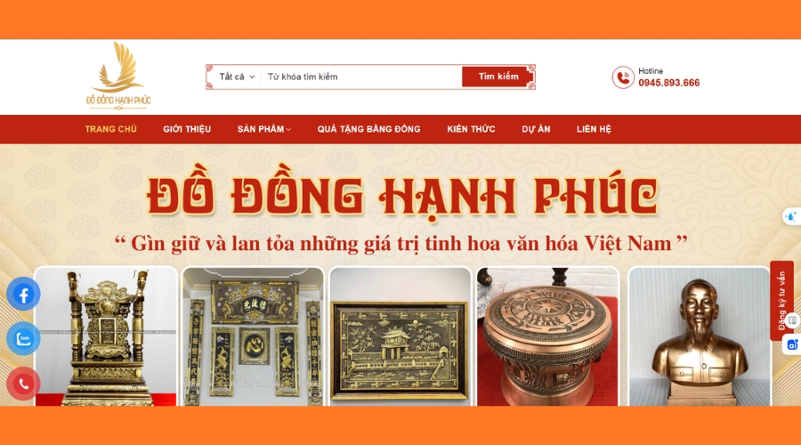 Dự án dịch vụ marketing online cho Đồ Đồng Hạnh Phúc Dự án dịch vụ marketing online cho Đồ Đồng Hạnh Phúc