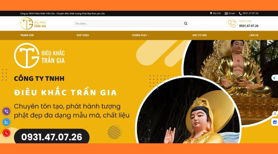 Dịch vụ SEO audit website cho Điêu khắc Trần Gia Dịch vụ SEO audit website cho Điêu khắc Trần Gia