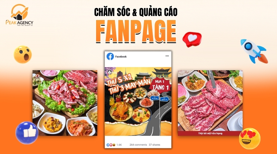 Dịch vụ chăm sóc fanpage tại Peak Agency Dịch vụ chăm sóc fanpage tại Peak Agency