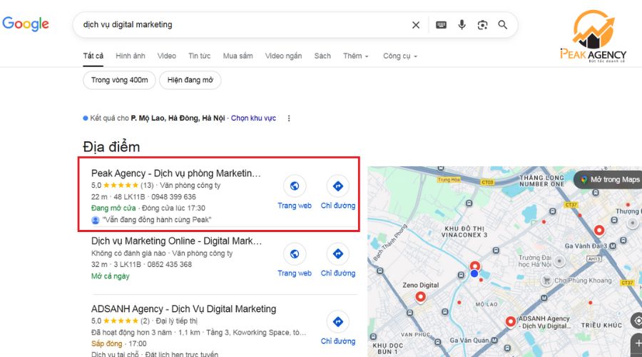 Tại sao doanh nghiệp cần dịch vụ SEO Google Maps Tại sao doanh nghiệp cần dịch vụ SEO Google Maps