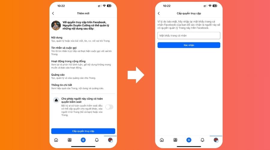 thêm quản trị viên vào fanpage trên điện thoại 3