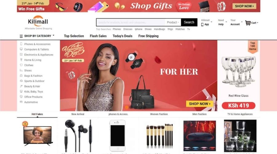 website kinh doanh nhiều mặt hàng khác nhau