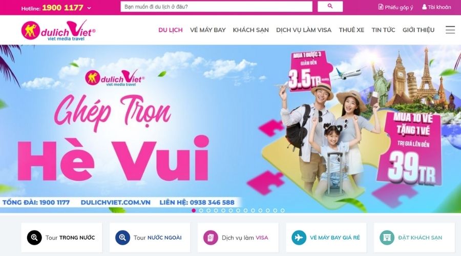 mẫu thiết kế dulichviet