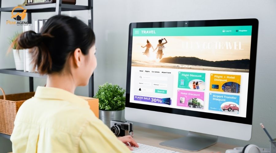 thiết kế website du lịch tại Peak Agency