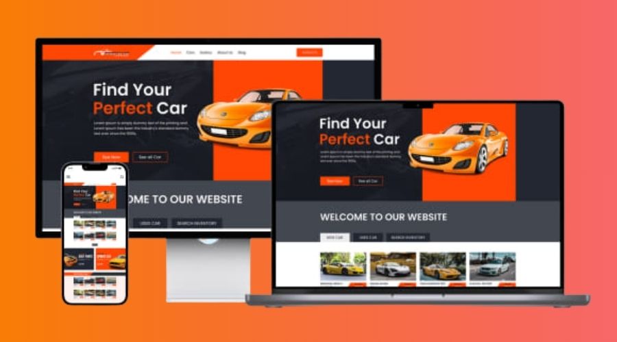 thiết kế website ô tô chuẩn SEO