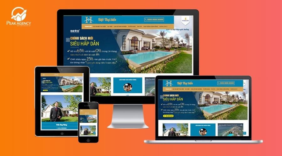 tiêu chí thiết kế website bất động sản chuẩn SEO