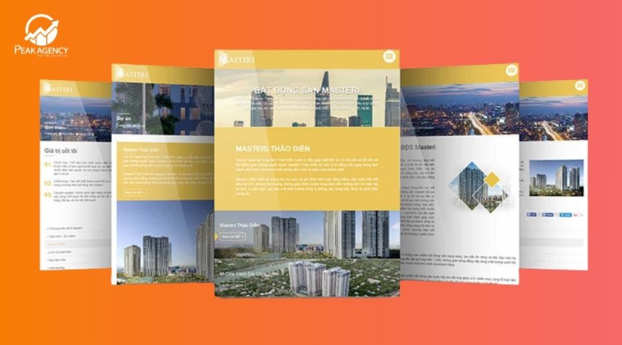 tính năng thiết kế website ngành xây dựng