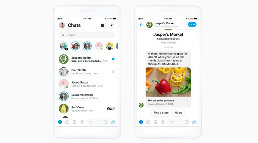 hình thức quảng cáo messenger