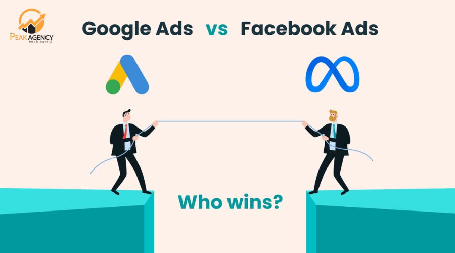so sánh quảng cáo google ads và facebook ads