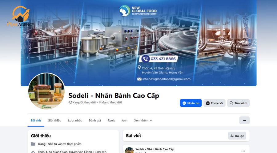 Dịch vụ quản trị Fanpage cho Sodeli