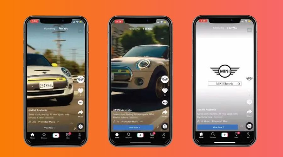 Hình thức quảng cáo Tiktok TopView Ads