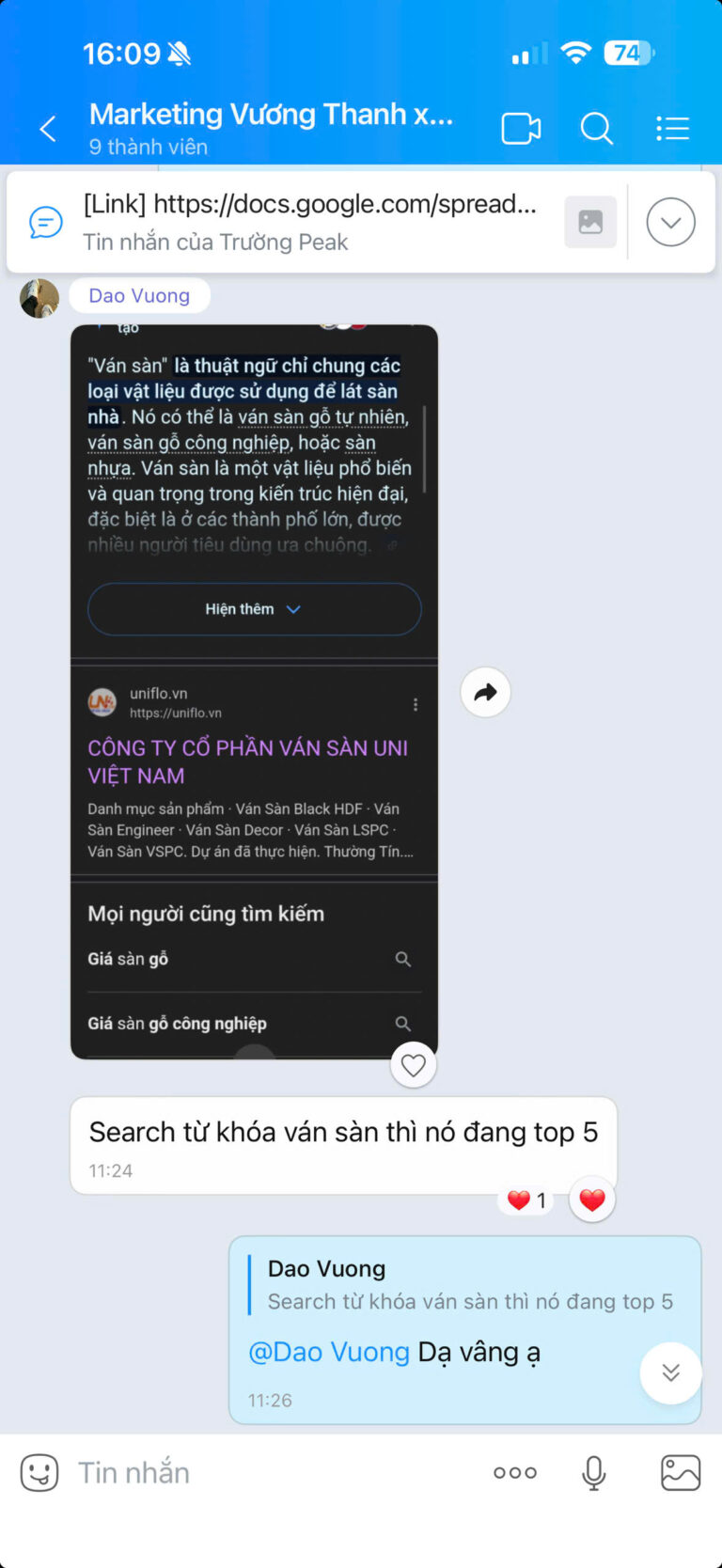 Khách hàng nói về Peak Agency 1