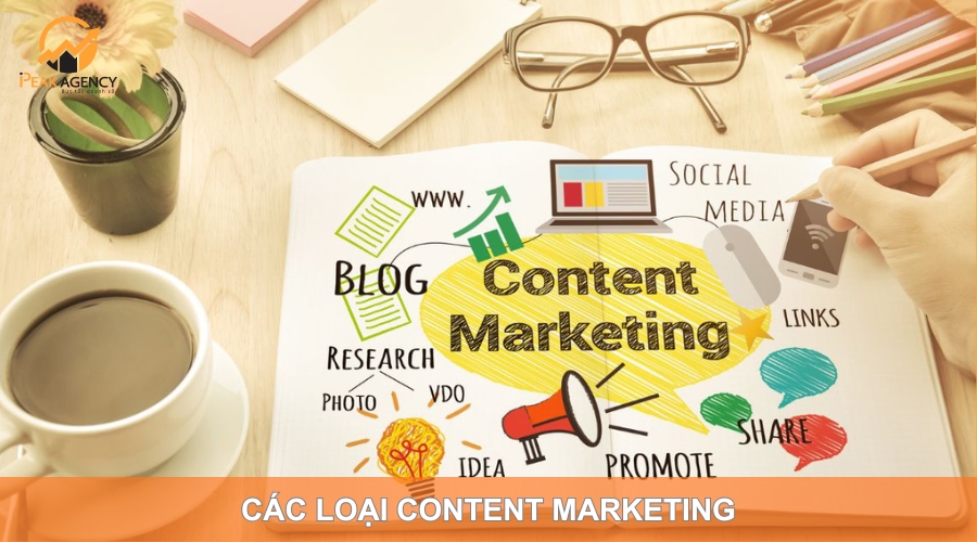 Các loại content marketing phổ biến