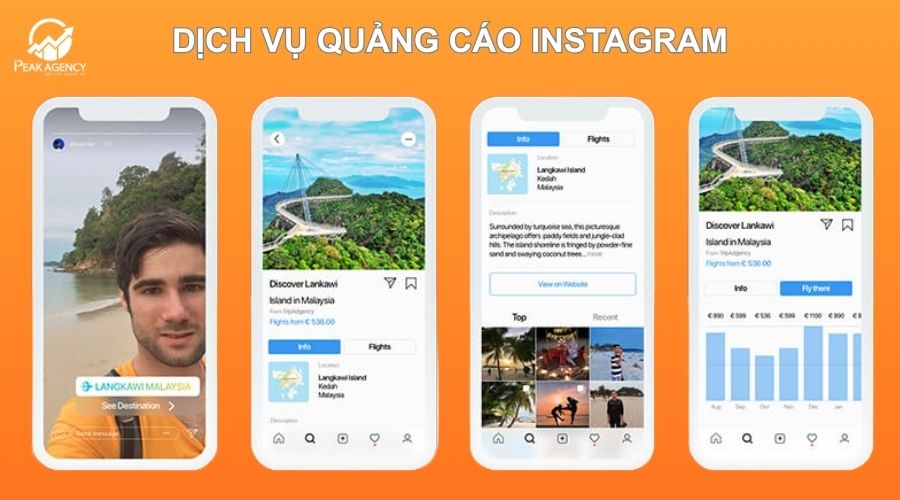 Dịch vụ quảng cáo Instagram tại Peak Agency