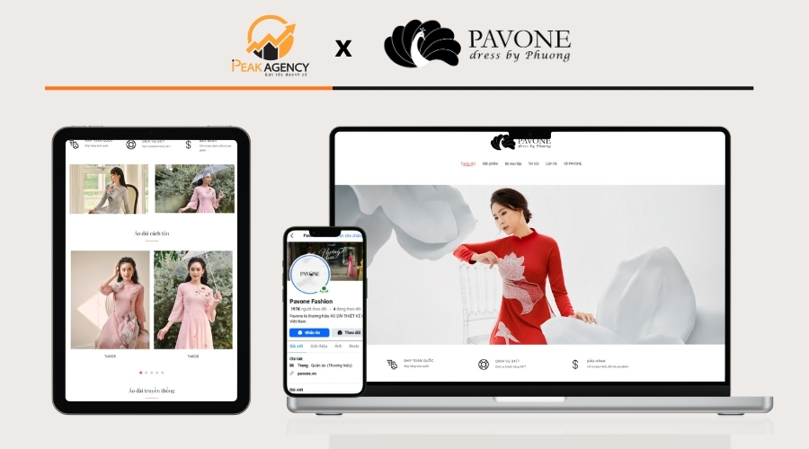 Dự án marketing cho áo dài Pavone
