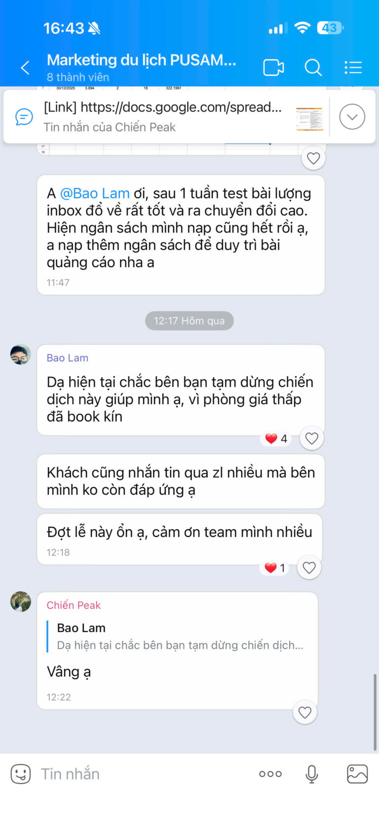 Khách hàng nói về Peak Agency 10