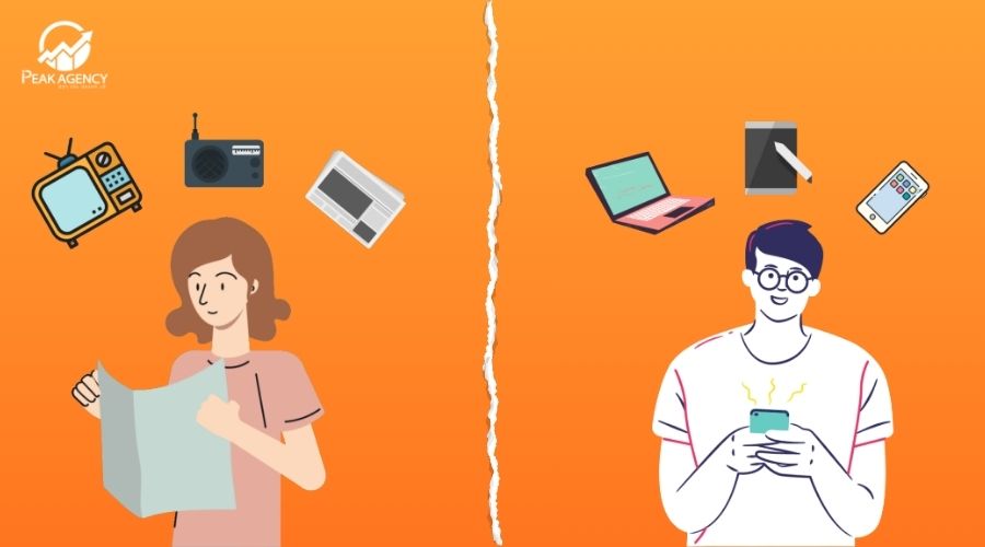 So sánh marketing online và marketing truyền thống