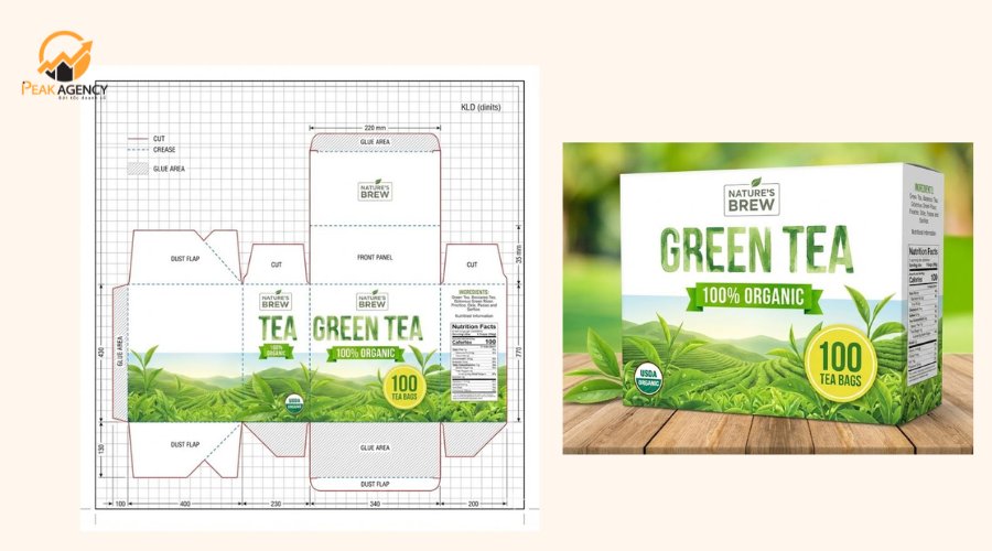 Dịch vụ thiết kế bao bì sản phẩm tại Peak Agency
