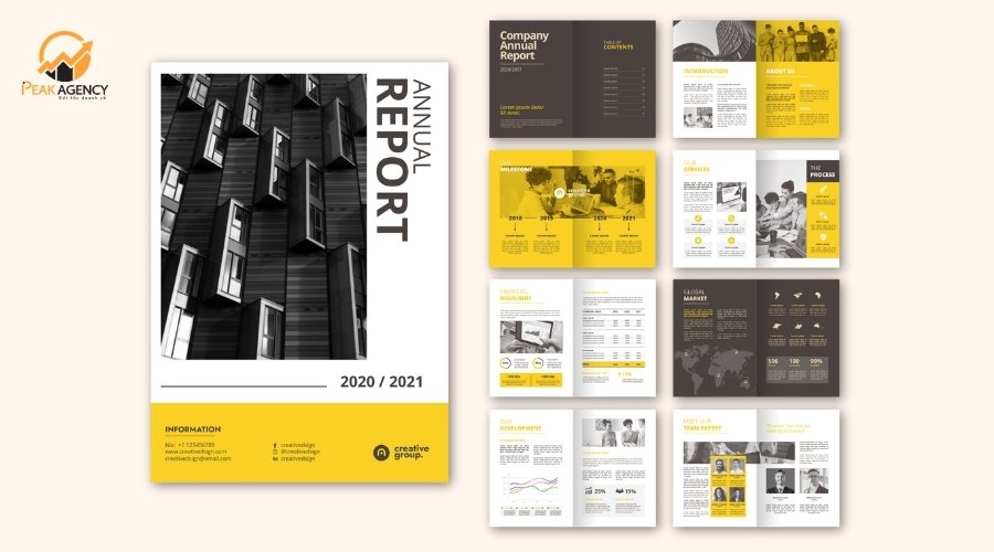 Dịch vụ thiết kế catalogue tại Peak Agency