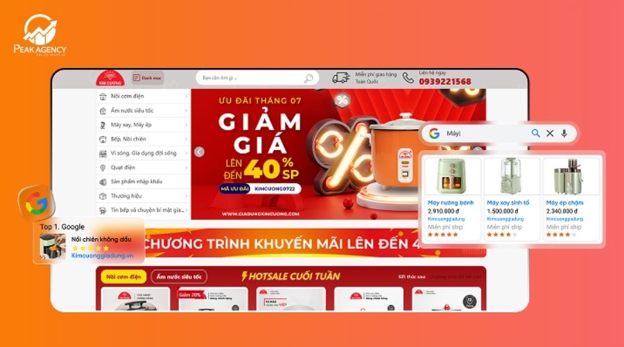 Lợi ích của dịch vụ SEO website thương mại điện tử