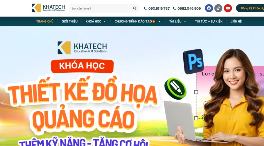 Thiết kế website Nha Trang Khatech