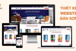 Dịch vụ thiết kế website bán sơn chuyên nghiệp, chuẩn SEO