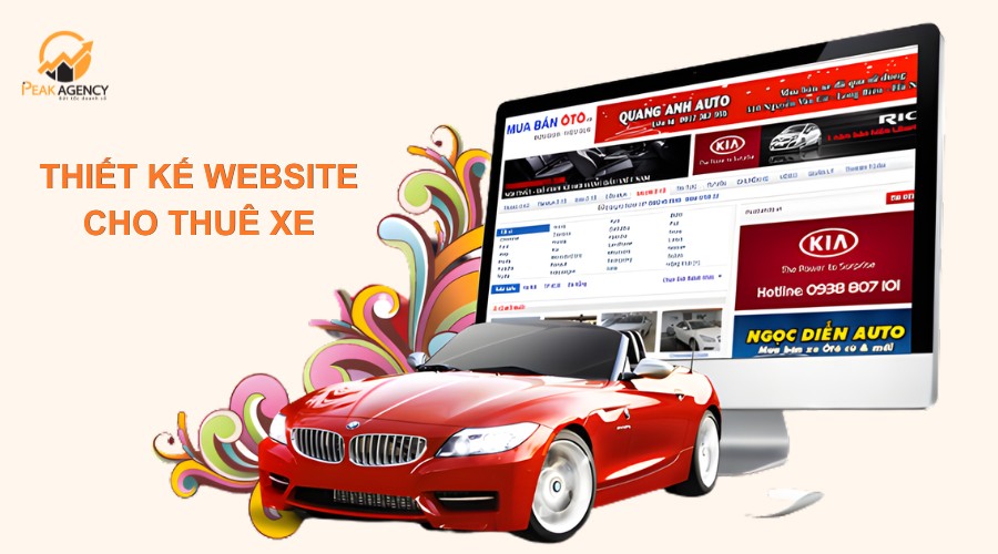 Thiết kế website cho thuê xe chuyên nghiệp