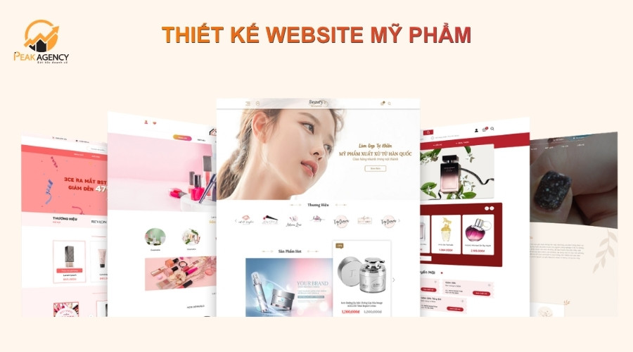 Thiết kế website mỹ phẩm chuyên nghiệp