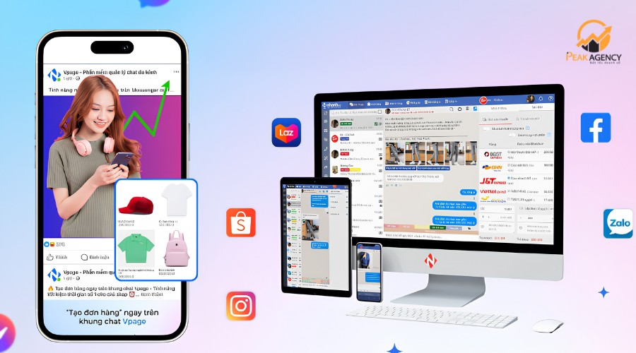Dịch vụ quảng cáo Facebook cho SME tại Peak Agency