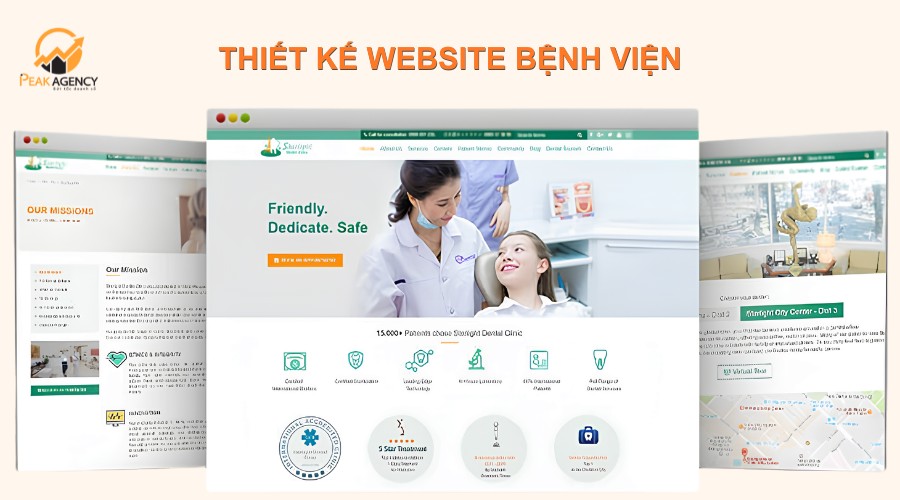 Dịch vụ thiết kế website bệnh viện chuyên nghiệp
