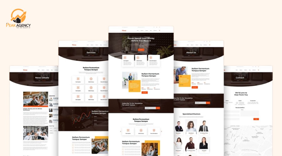 Dịch vụ thiết kế website doanh nghiệp tại Peak Agency