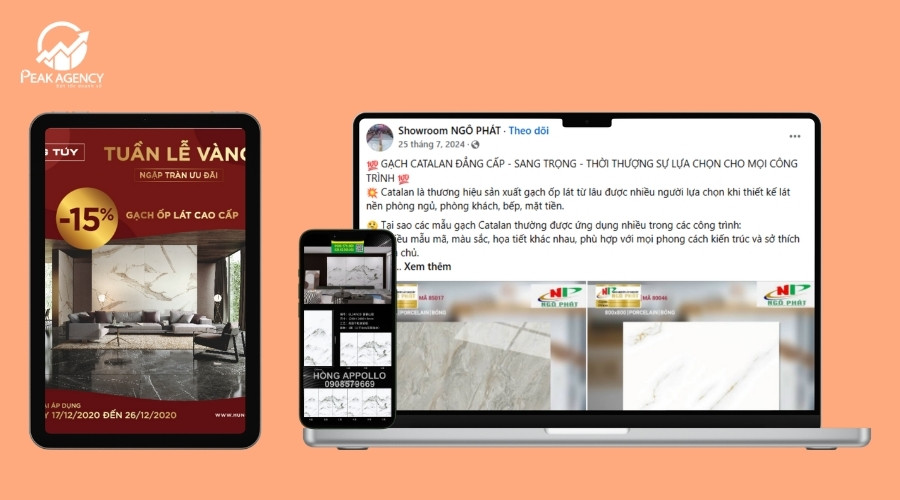 Lợi ích khi chạy quảng cáo Facebook lĩnh vực gạch ốp lát
