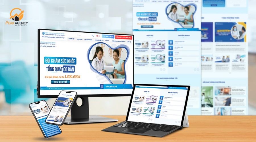 Lợi ích khi thiết kế website bệnh viện