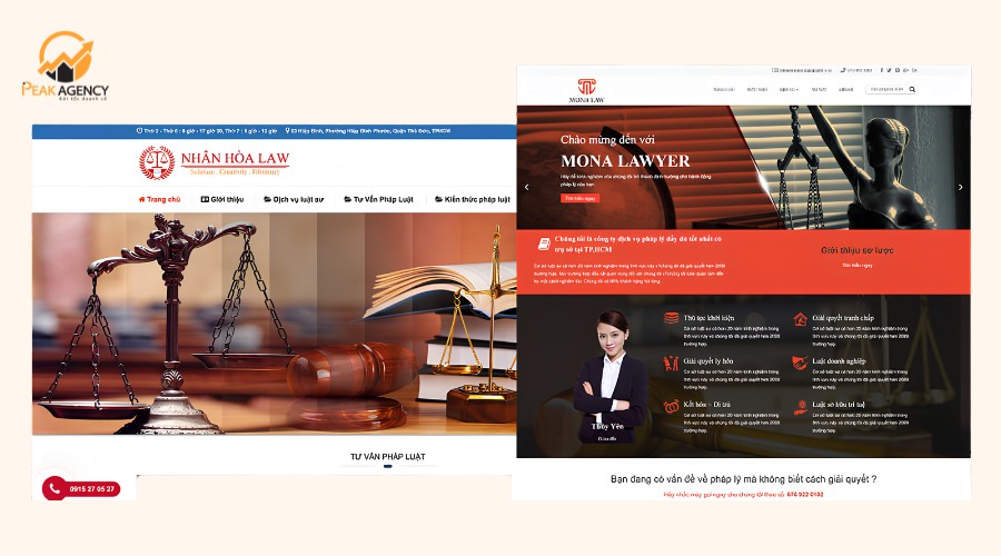 Lợi ích khi thiết kế website công ty luật