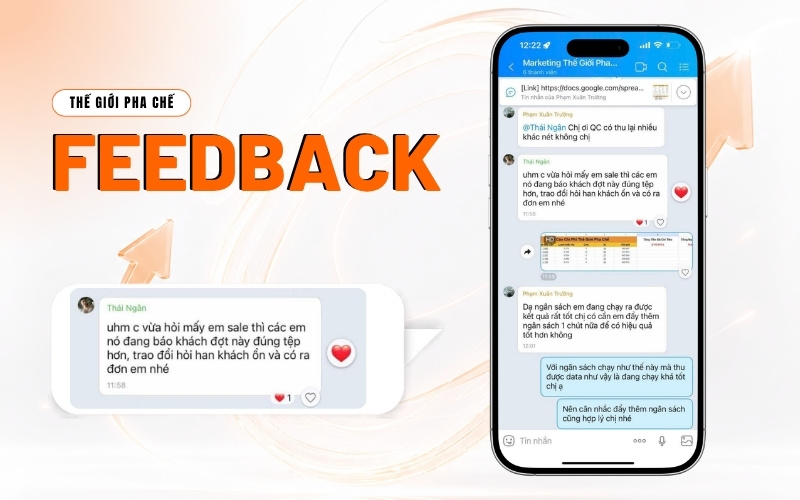 Feedback của Thế giới pha chế Feedback của Thế giới pha chế