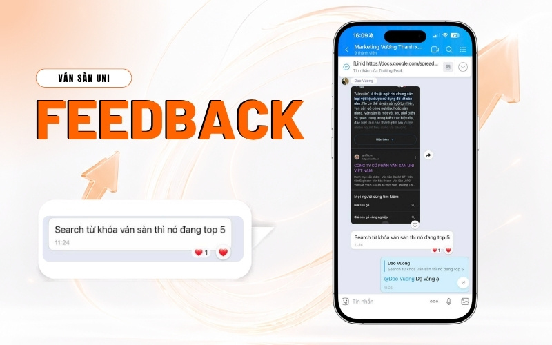 Feedback của Ván Sàn Uni Feedback của Ván Sàn Uni