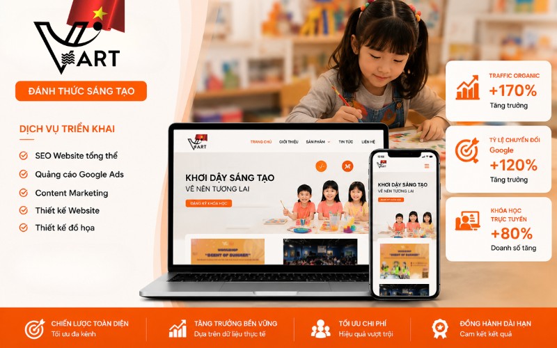 Phòng marketing thuê ngoài cho thương hiệu V-Art