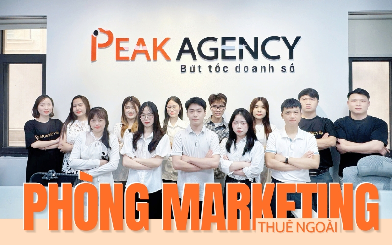 Phòng marketing thuê ngoài tại Peak Agency