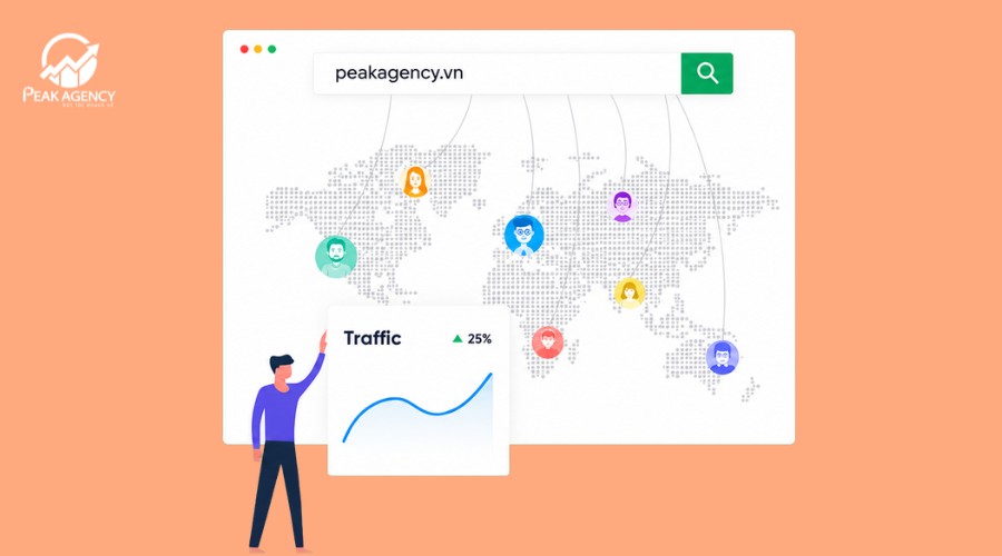 Cam kết dịch vụ SEO traffic tại Peak Agency