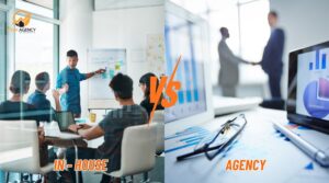 Phòng marketing thuê ngoài và marketing nội bộ